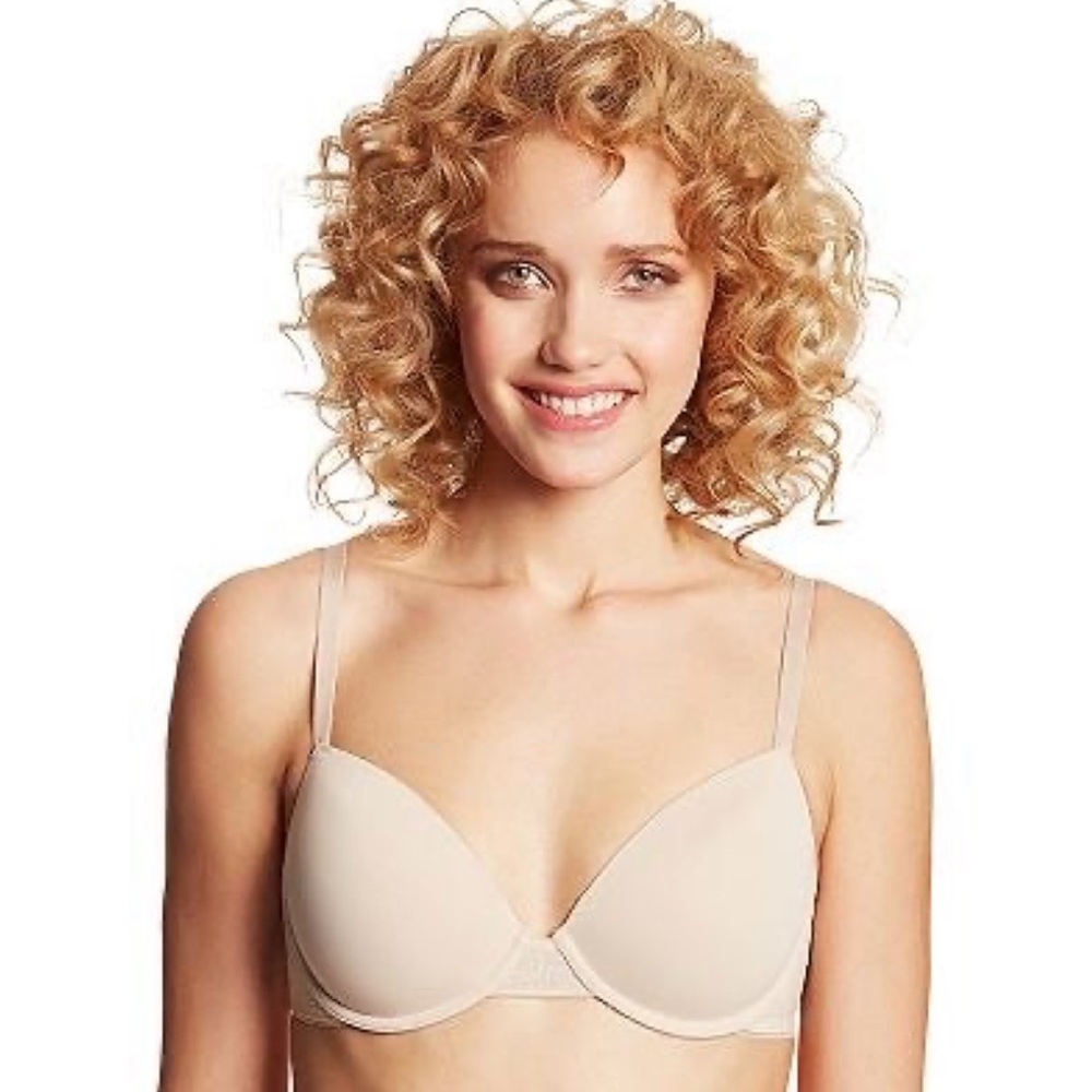 Maidenform NUDE PEARL Comfort Devotion Ultimate No Show Underwire 40C Bra DM9410